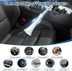 PARAROSE Car Detailing Cleaning Gun,Car Detailing Kit Interior Cleaner,High Pressure Blower Gun,Car Detailing Tools for Car Quickly Blasts Dirt and Dust Works with Air (White)