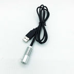 Side Glow Fiber Optic USB Light Source Illuminator - Automatic Color Change, 3mm
