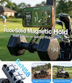 [Military-Grade &28 Powerful Magnets Magnetic Golf Cart Phone Holder for All Phones, 360°Rotation, Golf Cart Accessory for EZGO, Club Car, Yamaha, Best Gift for Men Golfe,Dad Father,Husband