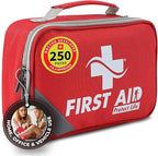 Protect Life Survival First Aid Kit for Home/Business, Camping Survival Kits | Mini Travel First Aid Kit | Camping Equipment | Small Kits for Car | Outdoor Emergency Survivals Pack - 250pcs
