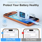 Phone 17 16 15 Charger Fast Charging,30W USB C Phone 17 16 15 Pro Max Charger Block &10FT Long Type C Cable Cord for i.Phone 17/Air/17 Pro/17 Pro Max/16/16 Plus/16 Pro/16 Pro Max/15/15 Pro Max,Blue