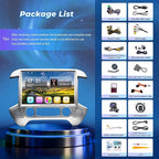 13.1" 8Core 8+128G Car Stereo Radio for Chevy Silverado GMC Sierra 2014-2018,5Ghz WiFi Android 13 Touch Screen Radio with Wireless CarPlay Android Auto BT DSP 48EQ Backup Camera,Silver