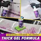 Iron Remover Car Detailing – Iron Decon Spray, Pulls Out Brake Dust, Rust & Fallout - Contaminant Removal for Car Paint & Wheels, pH Neutral Formula - 128 fl. oz.