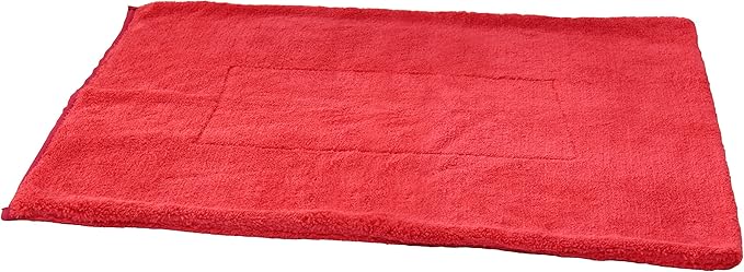 Maxshine 3-Pack Big Red Microfiber Drying Towels (1000GSM, 20x28 / 51x71cm) | Large Plush Double-Sided Towels | Super Absorbent Rinse-Free Microfiber for Car Wash Drying & Professional Auto Detailing
