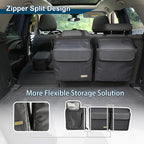 Deluxe Car Trunk Organizer, Detachable Backseat Hanging Organizer Storage Modules with Built-in Cooler for Car Small SUV, Patent Pending