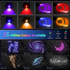 Fiber Optic Car Starlight Headliner Kit, Sound Activated RGBW 16W 450pcs*0.03in*9.8ft Fiber Strands Starlight Kit with APP& Remote Controlled, Star Lights for Ceiling Car Roof/Home Decor