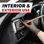 Maxshine Detailing Brushes Set (3-Piece) – Brush Width: 0.8", 1.3", 1.8" – Scratch-Free Soft Bristles, Ergonomic Grip – Versatile Car Detailing for Interior & Exterior