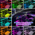 Tesla Dreamcolor Interior Car Lights, WEBUPAR Tesla Car Accessories 9 in 1 Car LED Strip Lights with APP Control and 213 Modes, 175 inches 593 LEDs Acrylic Fiber Optic Lights, RGB Neon Car Lighting
