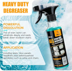 NUAN All Purpose Degreaser for Car and House, Lemon Scent, Heavy-Duty Cleaning Spray, Quick Stain Removal, 10.1 fl oz/300 ML