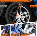 MIAOKE 41Pcs Professional Car Detailing Kit, Car Wash Kit with Portable Handbag, Wet and Dry Use Car Cleaning Kit, Durable Drill Brush, Apply to Interior, Exterior, Wheels, Trucks, Motorcycles