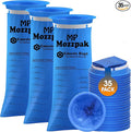 MP MOZZPAK Vomit Bags Disposable 35 Pack - 1000ml Emesis Bags, Leak-Proof Barf Bag, Travel Friendly Puke & Nausea Bag for Motion Sickness, Medical Grade Throw up Relief for Car