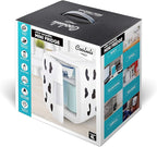 Cooluli Skincare Mini Fridge for Bedroom - Car, Office Desk & Dorm Room - Portable 4L/6 Can Electric Plug In Cooler & Warmer for Food, Drinks, Beauty & Makeup, 12v AC/DC & Exclusive USB, Cow Print