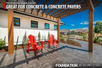 Armor AR350 Low Gloss Wet Look Concrete Sealer 5 Gallon - Professional Grade Color Enhancing Solvent Based Acrylic Sealer for Exterior Concrete and Pavers - 50 VOC