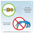 AQUATICLIFE Aquatic Life Deionized Spot-Free Car Rinse Unit - Premium Water Deionizer for Car Washing - Spotless Car, RV, and Motorcycle Wash System