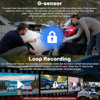 4K Dash Cam for Ford F150/F250/F350 2021-2026 (Model A), Front 4K Dash Camera, UHD 2160P Video, OEM Style, WiFi & APP, Loop Recording, G-Sensor, 24H Parking Monitor + 128GB Card