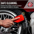 Adam's Polishes Tire Brush Premium Tire Brush for Car Detailing & Rubber Tire Car Cleaning| Use W/Tire Cleaner or All Purpose Cleaner & Before Tire Shine or Wheel Cleaner