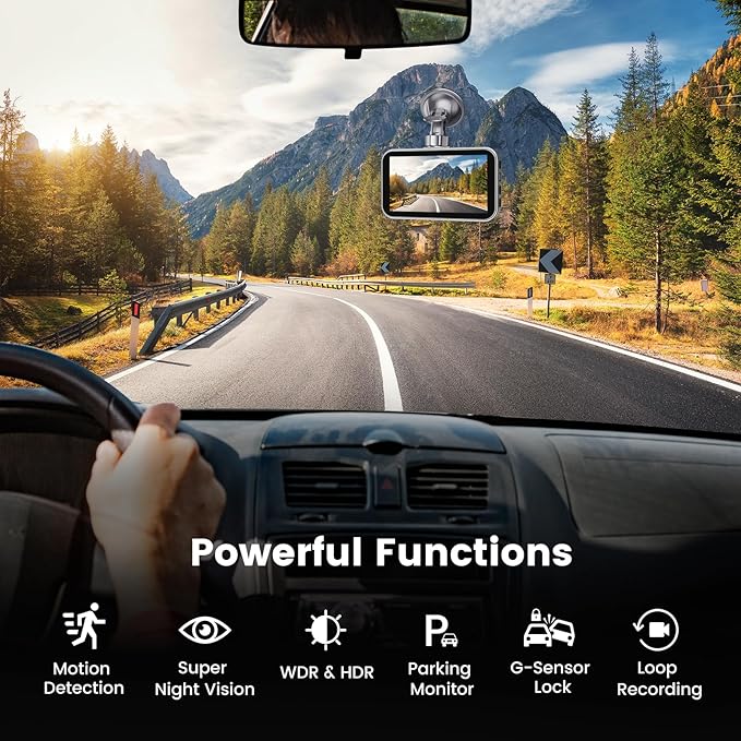 Miden 2-Channel Dash Cam