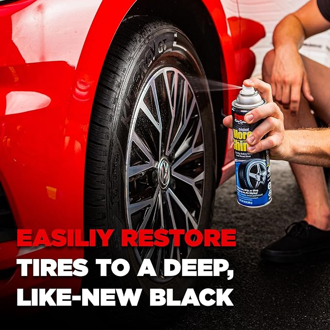 Stoner Car Care 91044-2PK Original More Shine Tire Shine Spray – Tire Dressing Restores Deep Matte Black Finish with Long-Lasting Rain-Resistant Protection, Dry-to-Touch – 12 oz (Pack of 2)