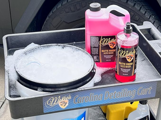 McKee's 37 Matte Finish Auto Wash (High-Foaming for Matte & Satin Finishes - Adds UV Protection | Prevents Water Spots)