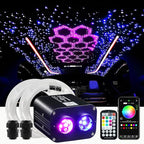 ATOKEE Dual Color Twinkle 1000pcs Starlight Headliner Kit, 20W 0.03in/0.75mm 13.1ft/4m Fiber Optic Star Lights for Car Home Roof Decor with APP/Remote Control