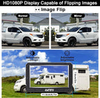 Wireless Backup Camera Truck Hitch Trailer - Easy Install Digital Stable Signal HD 1080P Car Rear View Camera with 4.3 Inch Monitor System - AMTIFO A18