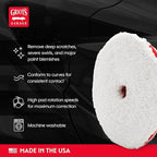 Griot's Garage BOSS 5.5” Microfiber Pads for Car Polishing and Detailing, Buffing Pads for Moderate and Severe Scratch Removal, Set of 2