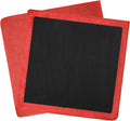 Clay Towel 2 Pack 12 x 12 Inch, Clay Bar Towel for Auto Detailing Microfiber Car Cloth Cleaner Automotive for Car Detailing (2, Red, 12 x 12 Inch)