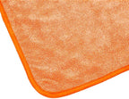 The Rag Company - Premium FTW Microfiber Cleaning Towels for Glass, Windows, Mirrors, Polished Surfaces - Streak-Free, Scratchless, 16" x16”, Orange, 3-Pack