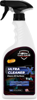 Ultra Cleaner X (16oz)-All Purpose Multi-Surface Interior, Exterior Cleaner for Upholstery, Leather Seat, Dashboard, Plastic Seats Trim, Vinyl, Cloth, Rubber, Carpet, Headliner & More!