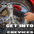 Chemical Guys CLD_203_16 Signature Series Wheel Cleaner For All Gloss Finishes 16 fl oz + Acc_B01 Gerbil Wheel and Rim Brush + ACCG08 Wheelie All Exterior Surface and Wheel Brush