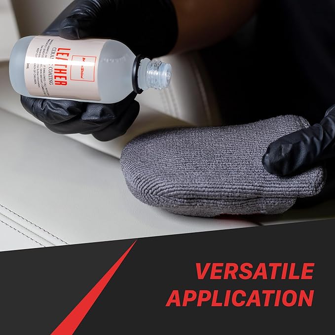 Maxshine Leather Ceramic Coating LC-01 | 60mL Single Bottle, Hydrophobic, UV Shield, Easy to Clean | Interior Protection for Car Leather & Vinyl