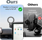 Car Phone Holder for Ford Mustang Mach-E 2021-2026 Accessories Apply to 15.5 Inch Touch Screen Fixed Clip Magnetic Cell Phone Mount Hands-Free 360 Degree Rotation