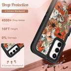 for Samsung Galaxy A15 5G Phone Case - Compatible with MagSafe Women Cute Girls Magnetic Protective Cover Girly Kawaii Mushroom Design Heavy Duty Shockproof for Samsung A15 5G Case 6.5"