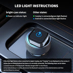 Wireless CarPlay and Android Auto Adapter, Ultra-Compact Aluminum Design with Dual-Band Technology, USB-C/USB-A Compatible for Wired CarPlay Vehicles