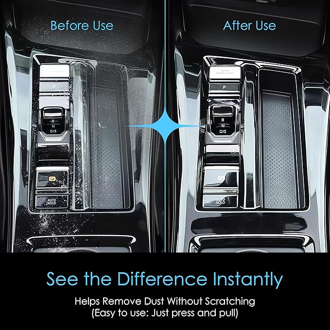 Car Cleaning Gel Putty, Reusable Dust Removal for Keyboard, Car Interior, Air Vents, Dashboard & Tight Spaces | Auto Detailing Putty (Blueberry Scent)