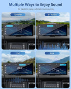 Carpuride Carplay Screen for Car with 4K Front Cam 11.26" Portable Car Play Touchscreen Wireless Carplay & Android Auto, Loop Recording, Voice Control, GPS Navigation, Mirror Link, No Backup Camera