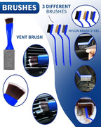 Car Cleaning Kit：40 Pcs Interior Windshield and Window Cleaner Detailing Set；Wheel & Tire Brush；Car Wash Mitt；Cleaning Bucket；Total Care Supplies；Towels；Automotive Tools