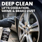 LANE'S New Aluminum Car Wheel Cleaner | Acid Rim Cleaner and Brightener | Brake Dust, Oxidation & Rust Remover for Motorcycles, Cars, Trucks | Shines & Eliminates Hard Scrubbing | 32oz, 2 Pack