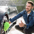 Riakrum 12 Pcs Car Wash Mitts - Chenille Microfiber Mitts Scratch Free Ultra Absorbent Wash Sponge Cloths for Cars, Trucks and Boats - Regular Size, 7.5'' x 10.2''