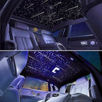 Meteor 16W Starlight Headliner Kit, Star Light Headliner with Bluetooth APP/Remote/Music Mode, Fiber Cable 550pcs*0.03in*13.1ft+Shooting Star kit for Car Roof&Home Decoration