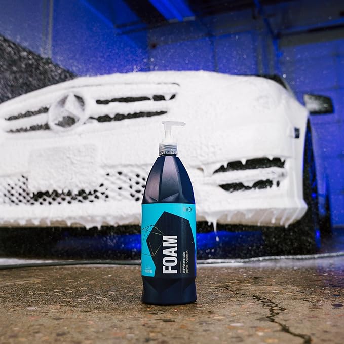 Gyeon Foam Premium Car Pre‑Wash Snow Foam for Safe Paint Cleansing Deep Clinging Suds Touchless Pre‑Wash Cleaning Solution for Coating Maintenance Safe Pressure Washer for Car Exterior