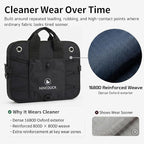 1680D Trunk Organizer with Lid, Extra-Large 114L Collapsible Cargo Organizer for SUVs, Trucks & Large Cargo Areas, Rigid PP Panels, 800D x 800D Weave, Water-Repellent, Anti-Sag Design