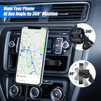 Piosoo 15W Magnetic Wireless Car Charger CD Slot Mount for iPhone 13/13 Pro/13 Pro Max/13 mini/12/12 Pro/12 Pro Max,Powerful Suction Auto-Alignment Mag-Safe Car Mount, Compatible with Mag-Safe Cases