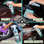 Chemical Guys Swift Wipe Sprayable Waterless Car Wash Spray - Spray and Wipe to Safely Clean and Shine Cars, Trucks, Motorcycles, RV & More, High Lubrication Formula, 16 oz