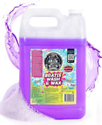 Salty Captain Boatie Wash N Wax - (Bubble Gum Scent) Foaming Car & Boat Wash and Wax Concentrate, Cleans Away Salt, Marine Residue, Dirt | pH Balanced