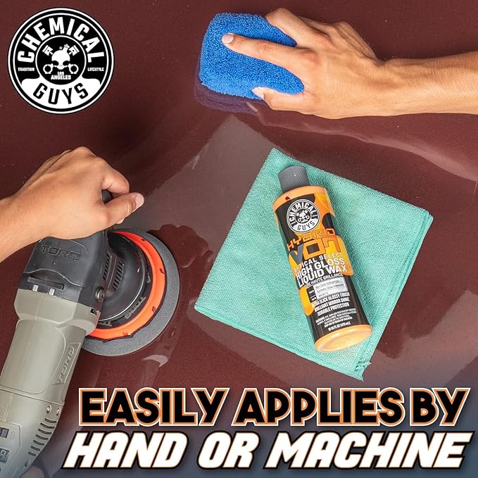 Chemical Guys TORQ Foam Blaster Wash & Wax Kit with Hybrid V7 Car Wash Soap and Hybrid V7 High Gloss Liquid Car Wax (3 Items, 32 Fl oz)