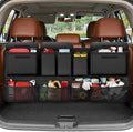 Trunk Organizer for SUV, 43" x 19" Large Capacity Car Organizers and Storage, Backseat Hanging Storage Bag with 10 Pockets, Adjustable & Waterproof Car Interior Accessories for SUV Truck MPV