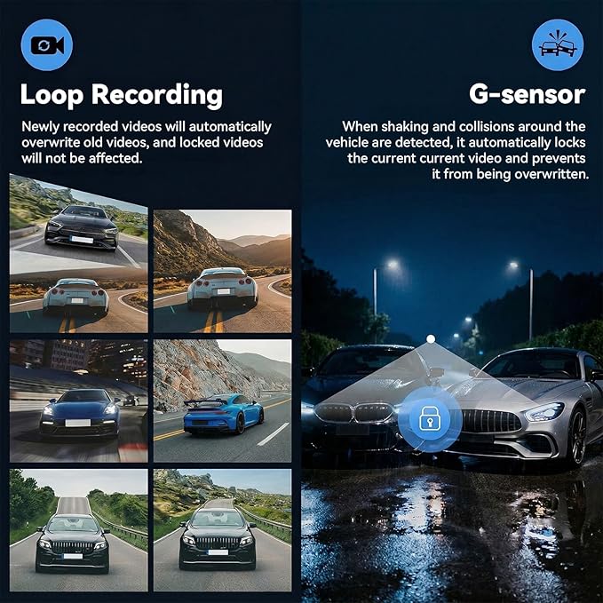 Front 4K Dash Cam for Honda Accord 2023 2024 2025 Hybrid LX Sport EX Touring EX-L (Gen11),Easy Installation,OEM Style in-Dash WiFi & APP, Loop Recording, G-Sensor, 24H Parking Monitor