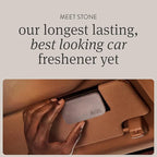 Drift Car Air Freshener - Stone Air Freshener Car Odor Eliminator - Long Lasting Scent - Auto Accessories - Metal Clip - Essential Oils - Clean Ingredients - Fresh Pressed Starter Kit