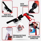 Adam's Polishes Standard Foam Gun & Car Shampoo Bundle - Car Wash Foaming Sprayer for Garden Hose | Mix with Car Soap & Water & No Pressure Washer Required | Premium Grade Auto Detailing Tool
